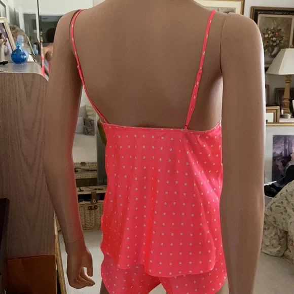NWOT Vintage Victoria Secret silky soft cami dancer panty set